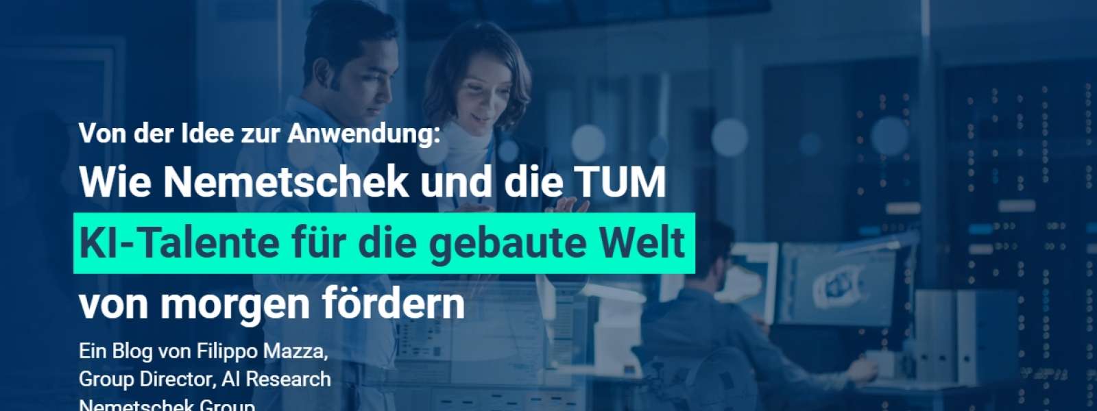 Von der Idee zur Anwendung: Wie Nemetschek und die TUM KI-Talente von morgen fördern
