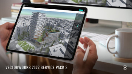 Vectorworks, Inc. Announces Release of Unity-based 3D Model Viewing Technology for Web and Mobile with Version 2022 Service Pack 3