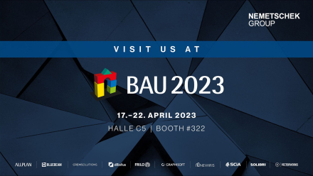 Gebündelte Kompetenz auf der BAU 2023: Nemetschek Group präsentiert sich mit zehn Marken 