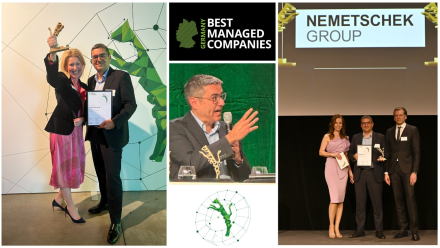 Nemetschek Group zum fünften Mal mit dem Best Managed Companies Award ausgezeichnet
