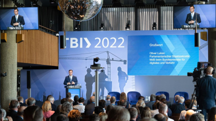Nemetschek Group main sponsors at the Construction Industry Day 2023 with the Bluebeam and NEVARIS brands