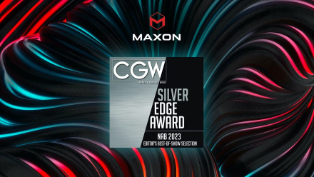 Maxon Cinema 4D 2023 Wins CGW Silver Edge Award 