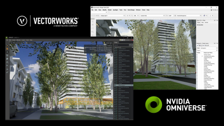 Vectorworks-Anbindung an NVIDIA Omniverse erweitert die Möglichkeiten von Planer:innen im Metaverse