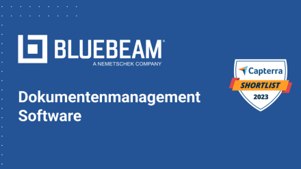 Bluebeam wird in der Capterra-Shortlist der Dokumentenmanagementsystemen aufgeführt 