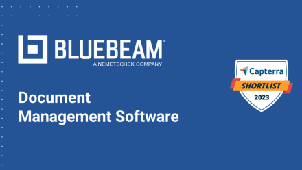 Bluebeam Named in the Capterra Shortlist Report for Document Management Software