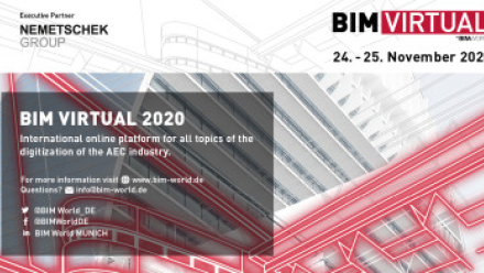 Starke Präsenz der Nemetschek Group bei der BIM Virtual 2020