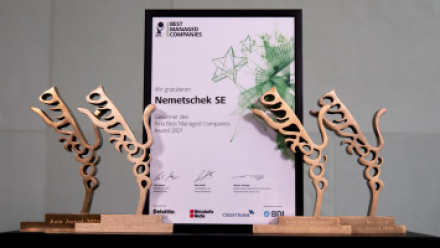 Nemetschek Group erneut mit AxiaBest Management Companies Award für hervorragend geführte Unternehmen ausgezeichnet