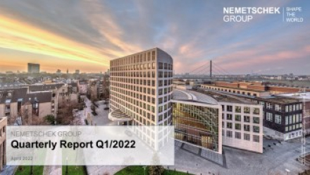 Nemetschek Group mit starkem Jahresauftakt 2022: Hohes zweistelliges Umsatzwachstum bei erhöhter Profitabilität